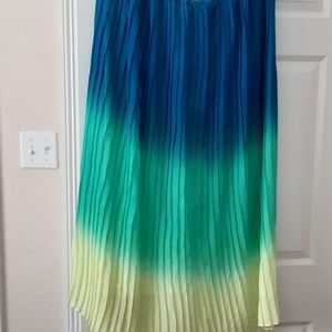 Multicolored broom skirt